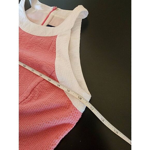 The Arden Seersucker Dress in Rose by Lauren James size small - Picture 6 of 11
